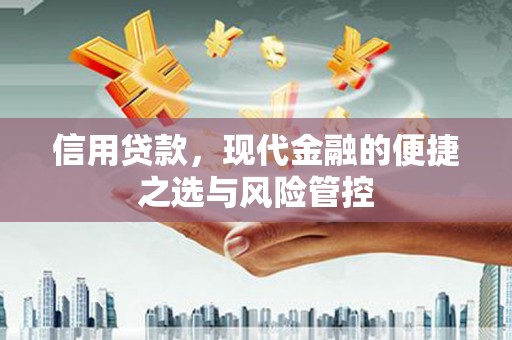 红塔信用贷款，现代金融的便捷之选与风险管控