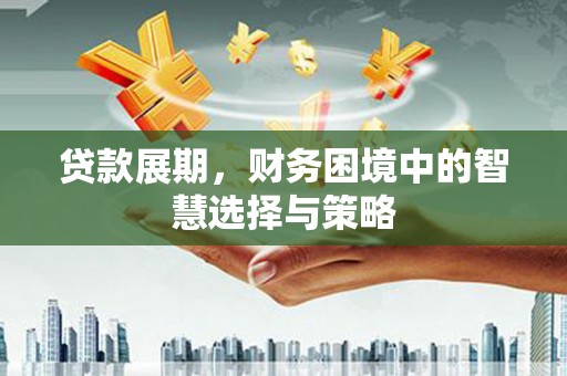 长葛贷款展期，财务困境中的智慧选择与策略
