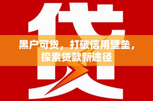 圣方济各堂区黑户可贷，打破信用壁垒，探索贷款新途径