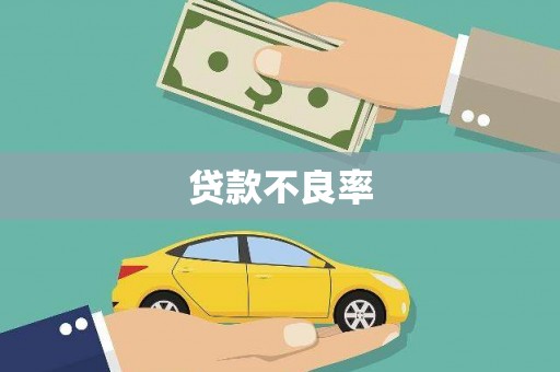 清河门贷款不良率