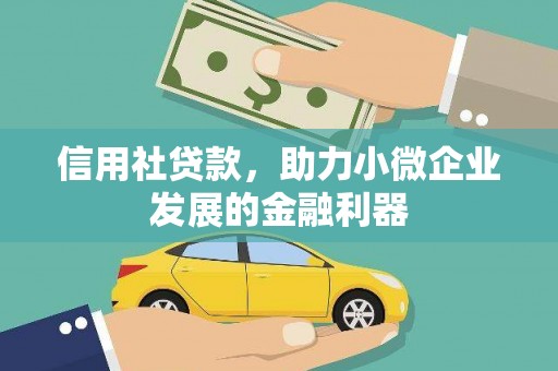 霍邱信用社贷款，助力小微企业发展的金融利器