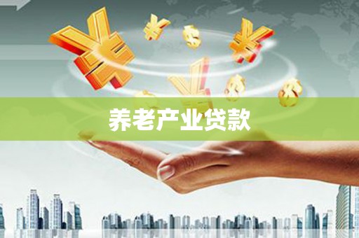 虞城养老产业贷款