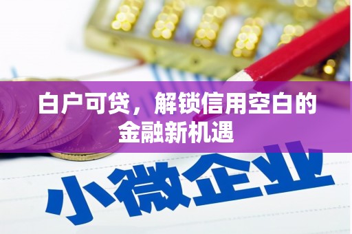 凉山白户可贷，解锁信用空白的金融新机遇