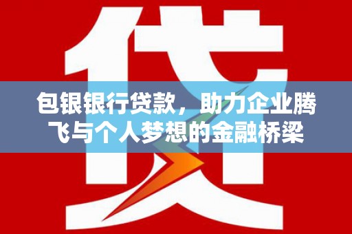 尉犁包银银行贷款，助力企业腾飞与个人梦想的金融桥梁