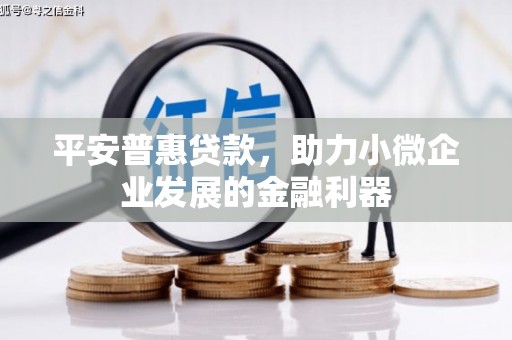 六脚平安普惠贷款，助力小微企业发展的金融利器
