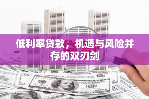 乌恰低利率贷款，机遇与风险并存的双刃剑